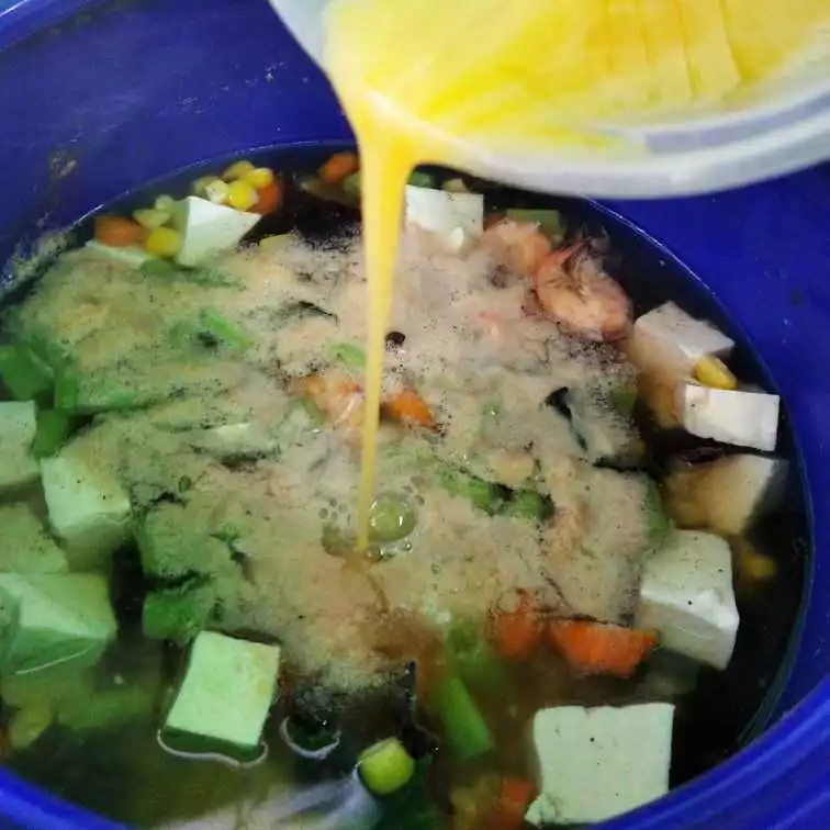 Step 4 Sup Telur Sayuran