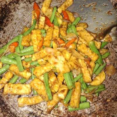 Step 5 Tumis Tempe Kacang Panjang