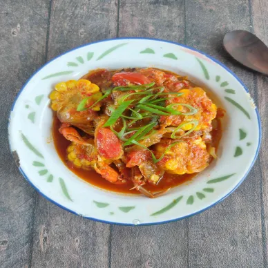 kepiting soka saus padang