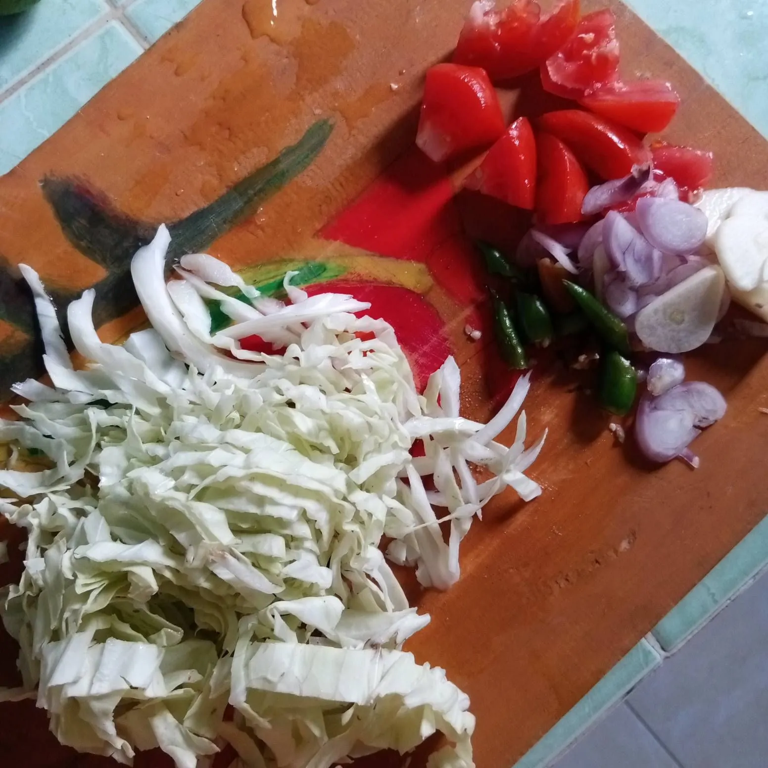 Step 2 Tumis Tahu Wortel Kacang Kubis