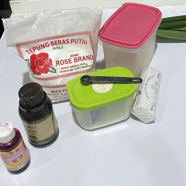 Siapkan semua bahan.