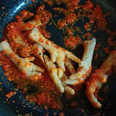 Step 2 Balado Telur Ceker