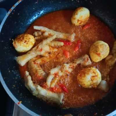 Step 4 Balado Telur Ceker