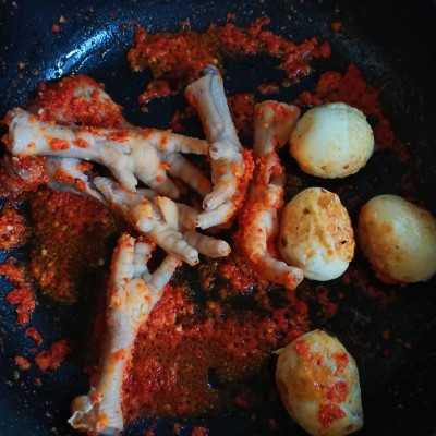 Step 3 Balado Telur Ceker