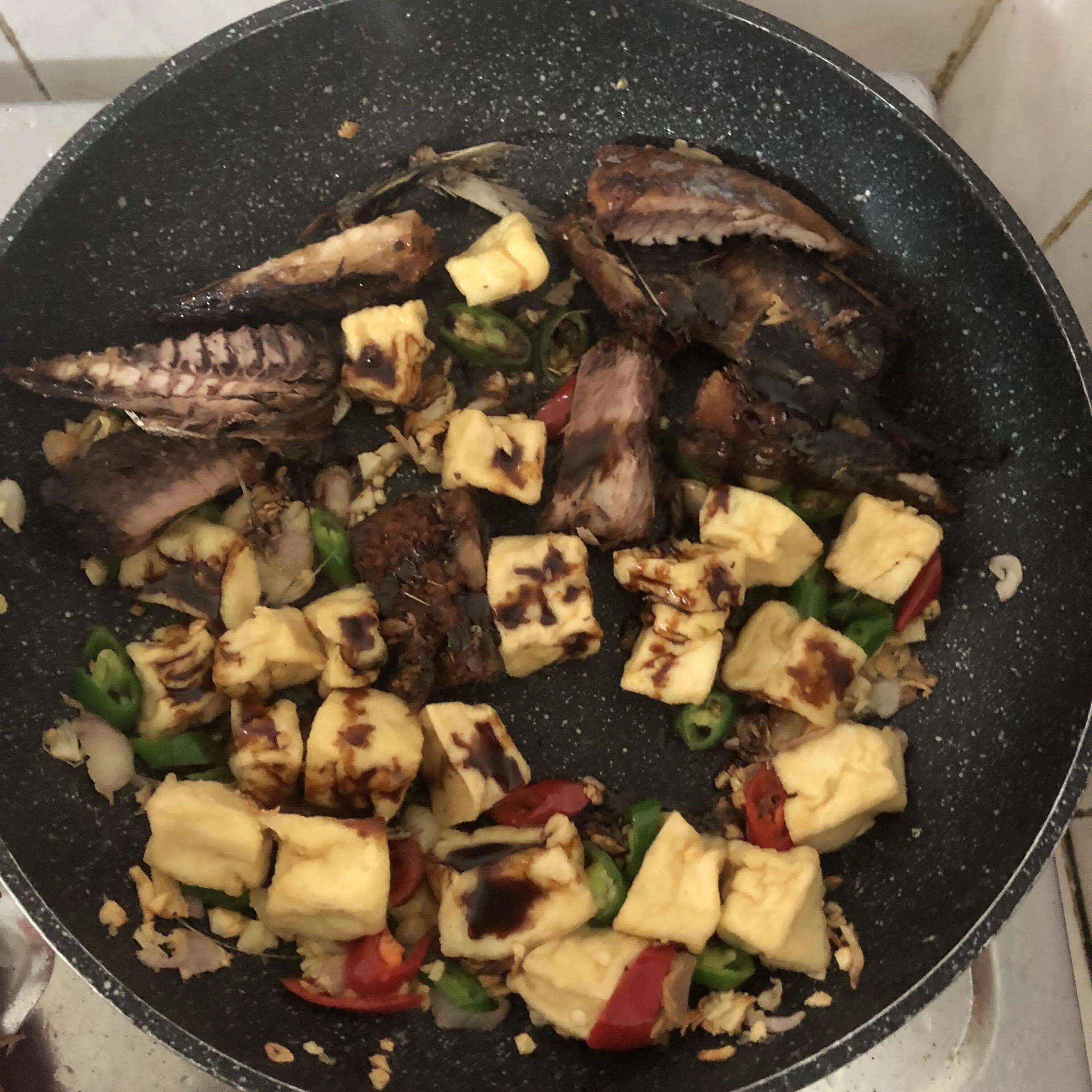 Step 4 Oseng Tongkol Pedas Manis