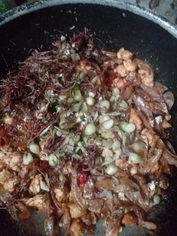 Step 6 Ikan Kering Tempe Kuncar