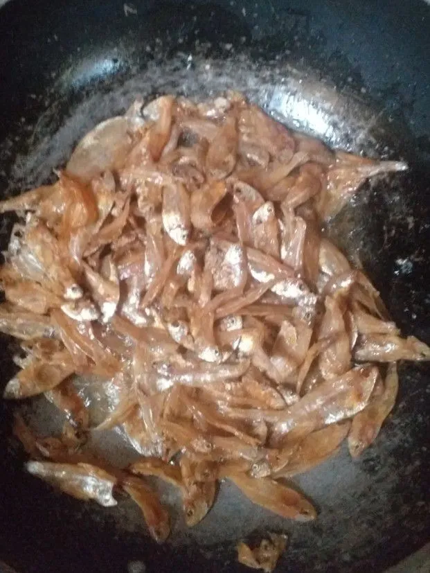 Step 1 Ikan Kering Tempe Kuncar