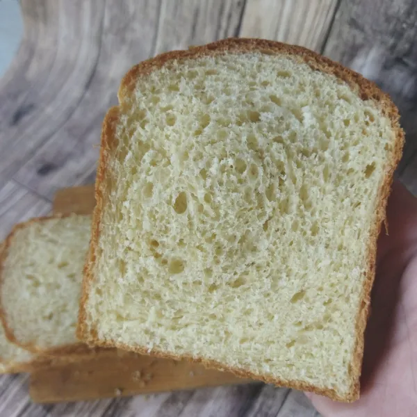 Serat rotinya cakep dan rotinya lembut.