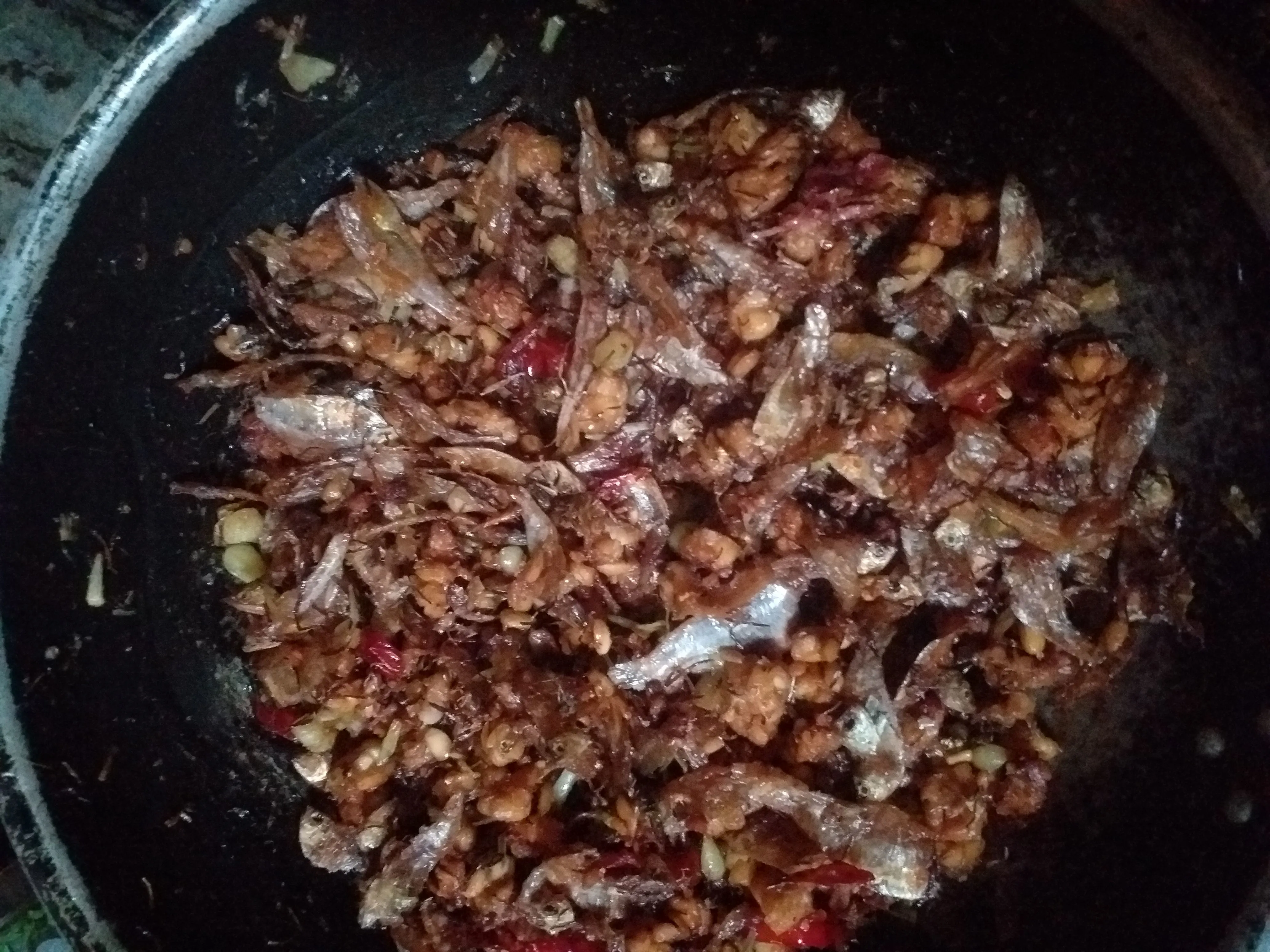 Step 7 Ikan Kering Tempe Kuncar