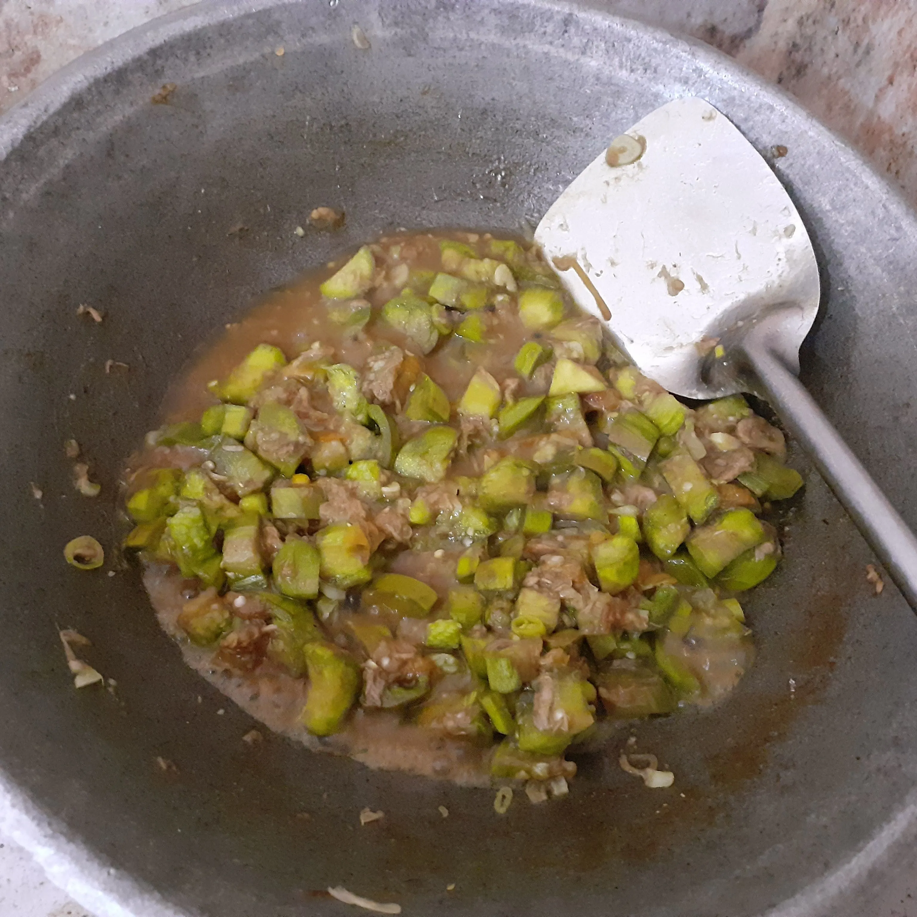 Step 5 Tumis Terong Tongkol Suwir
