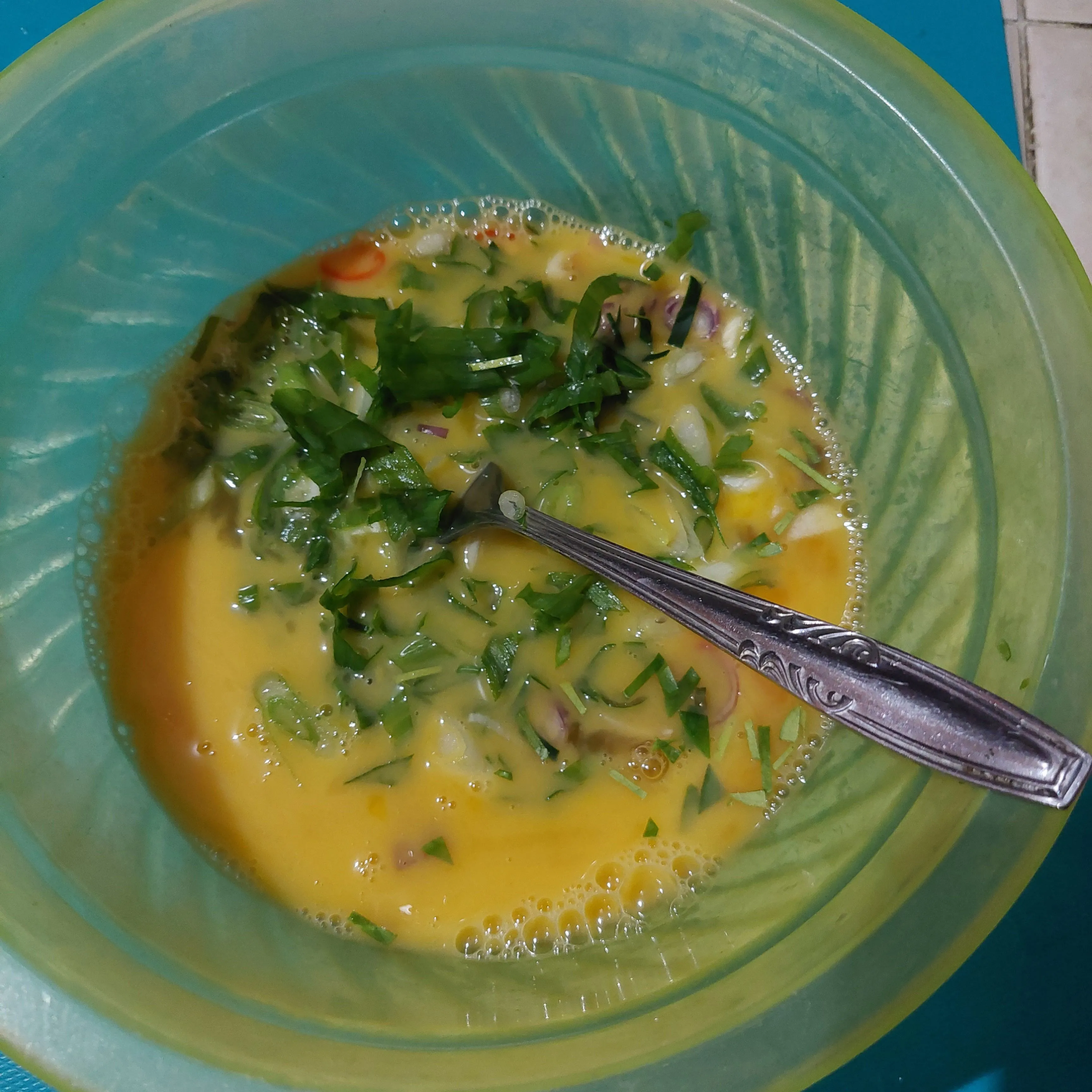 Step 3 Telur Dadar Aroma Daun Jeruk