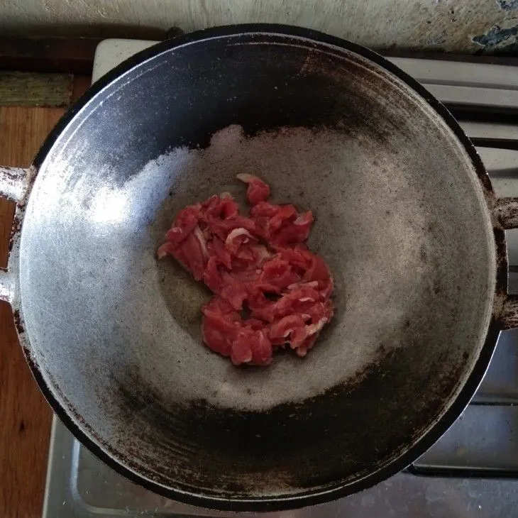 Step 6 Nasi Goreng Daging Wortel dan Kubis