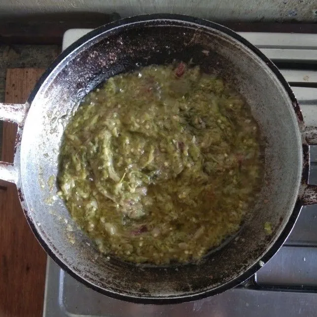 Step 10 sambal Cabe Hijau