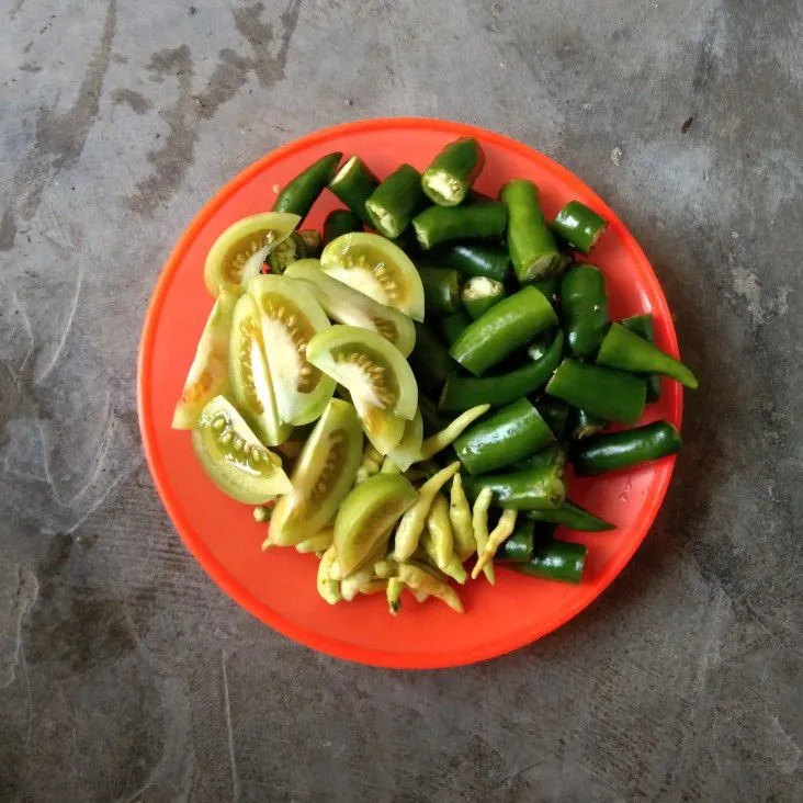 Step 1 Sambal Cumi Hitam