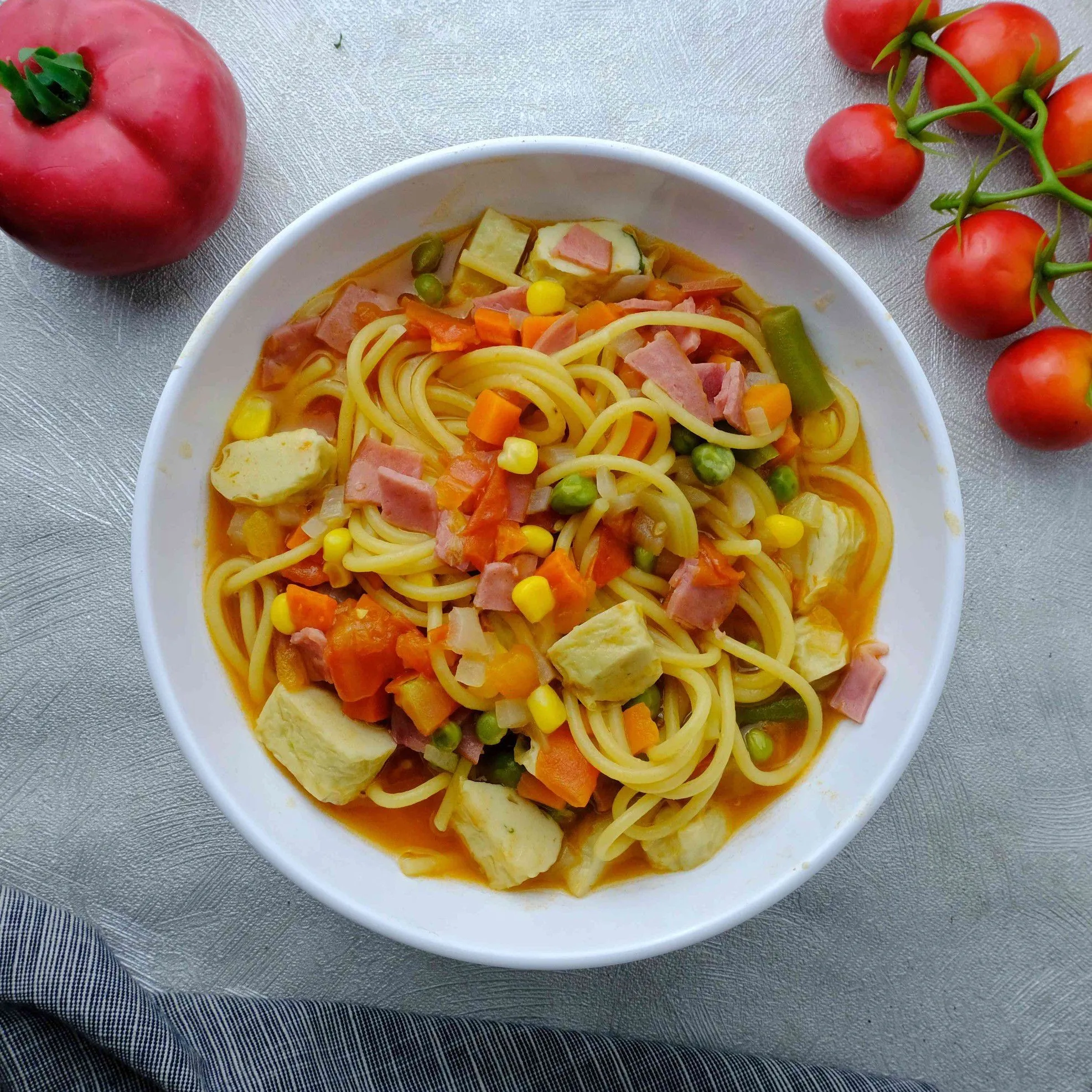 Sop Spaghetti Merah