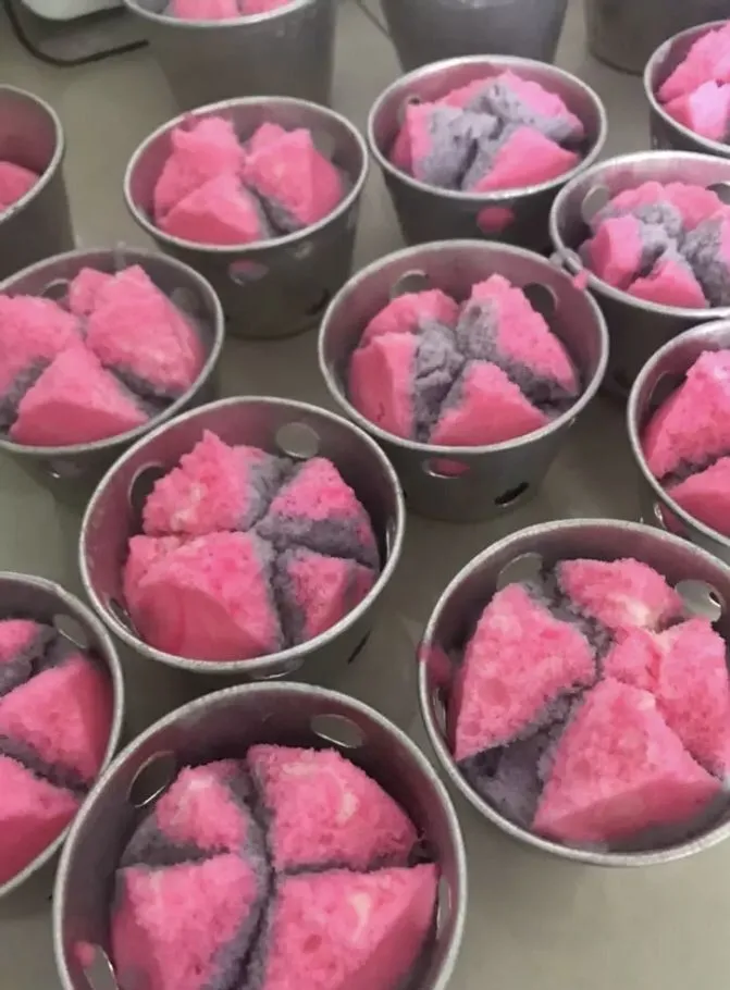 Step 5 Bolu Kukus Rainbow