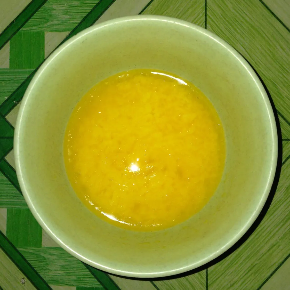 Step 1 Kue Lumpur Pandan Tanpa Telur