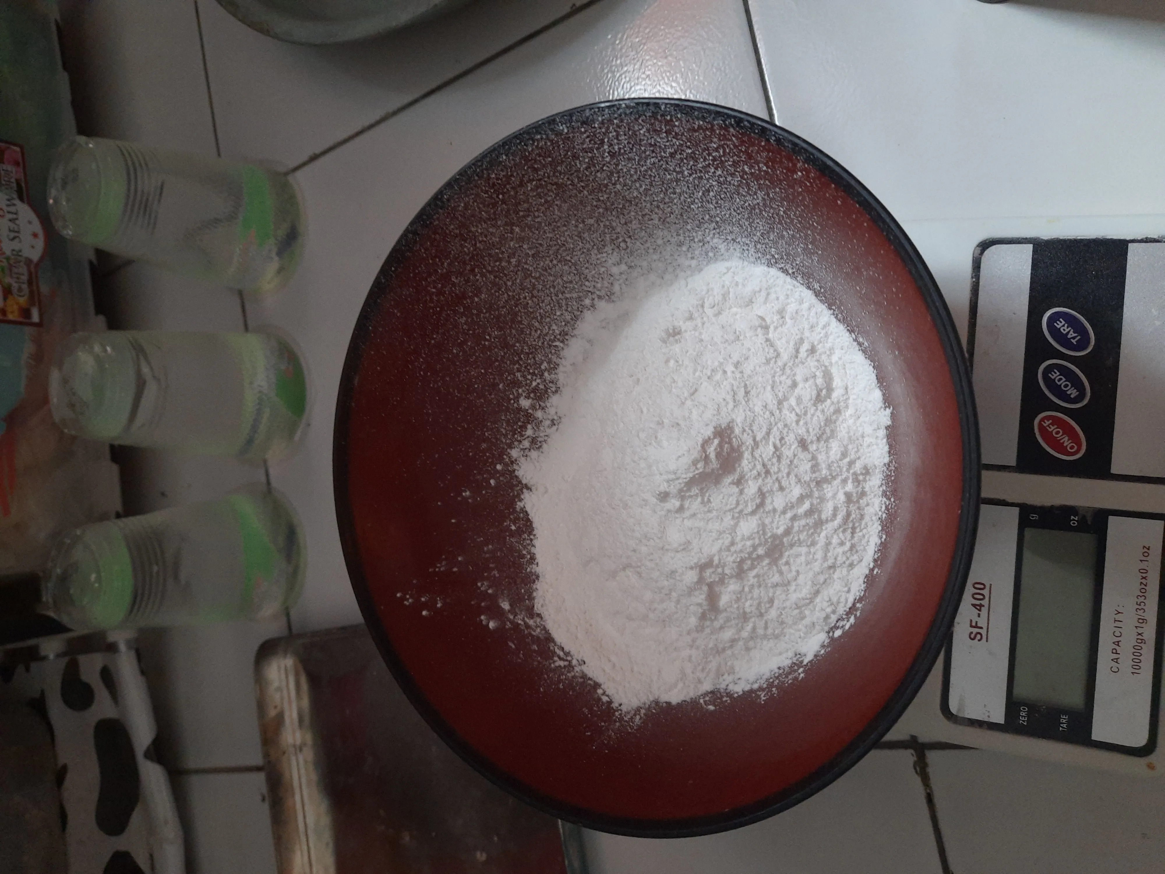 Step 1 Kue Mangkok Taro Bunga Cantik