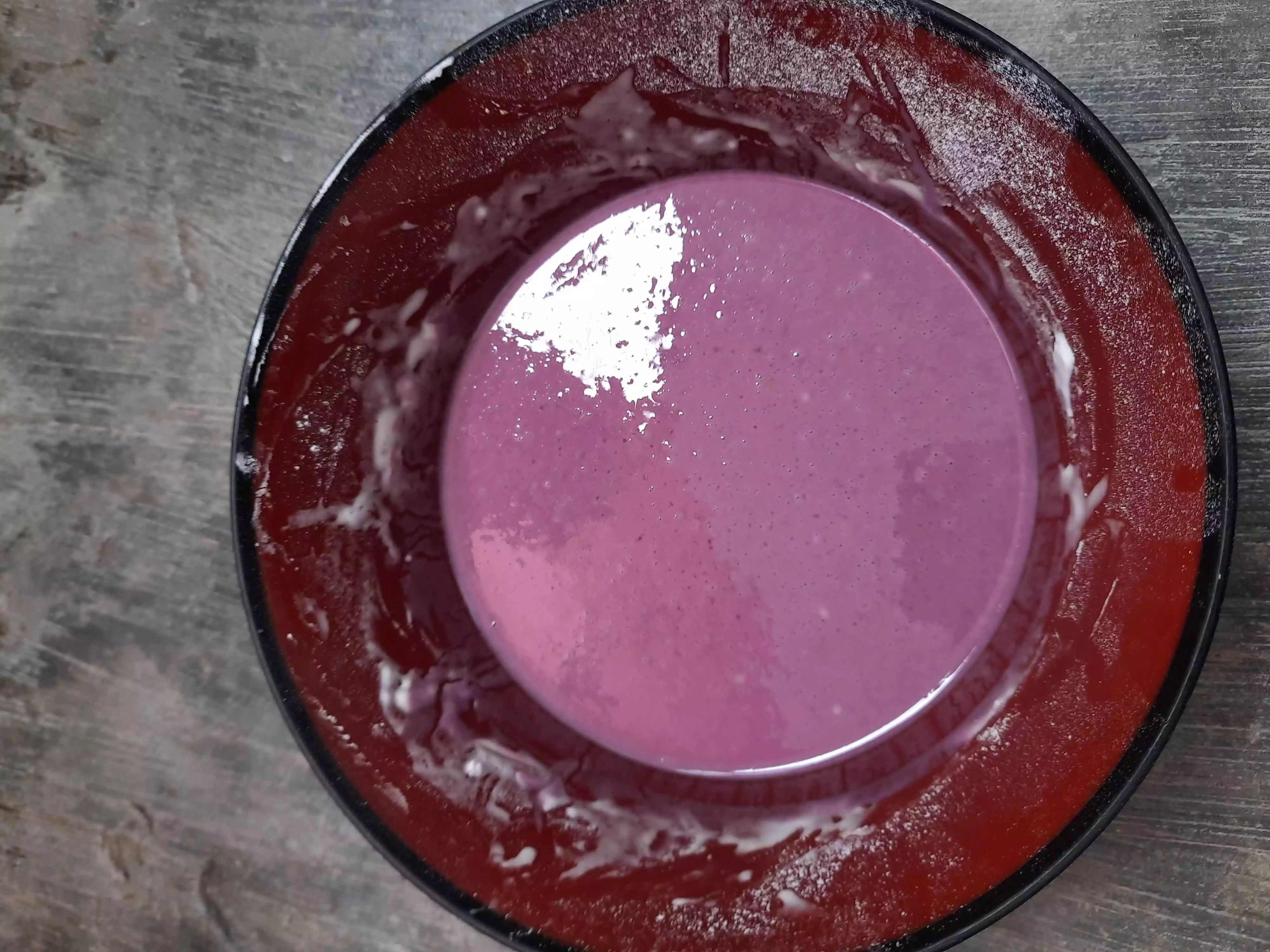 Step 4 Kue Mangkok Taro Bunga Cantik