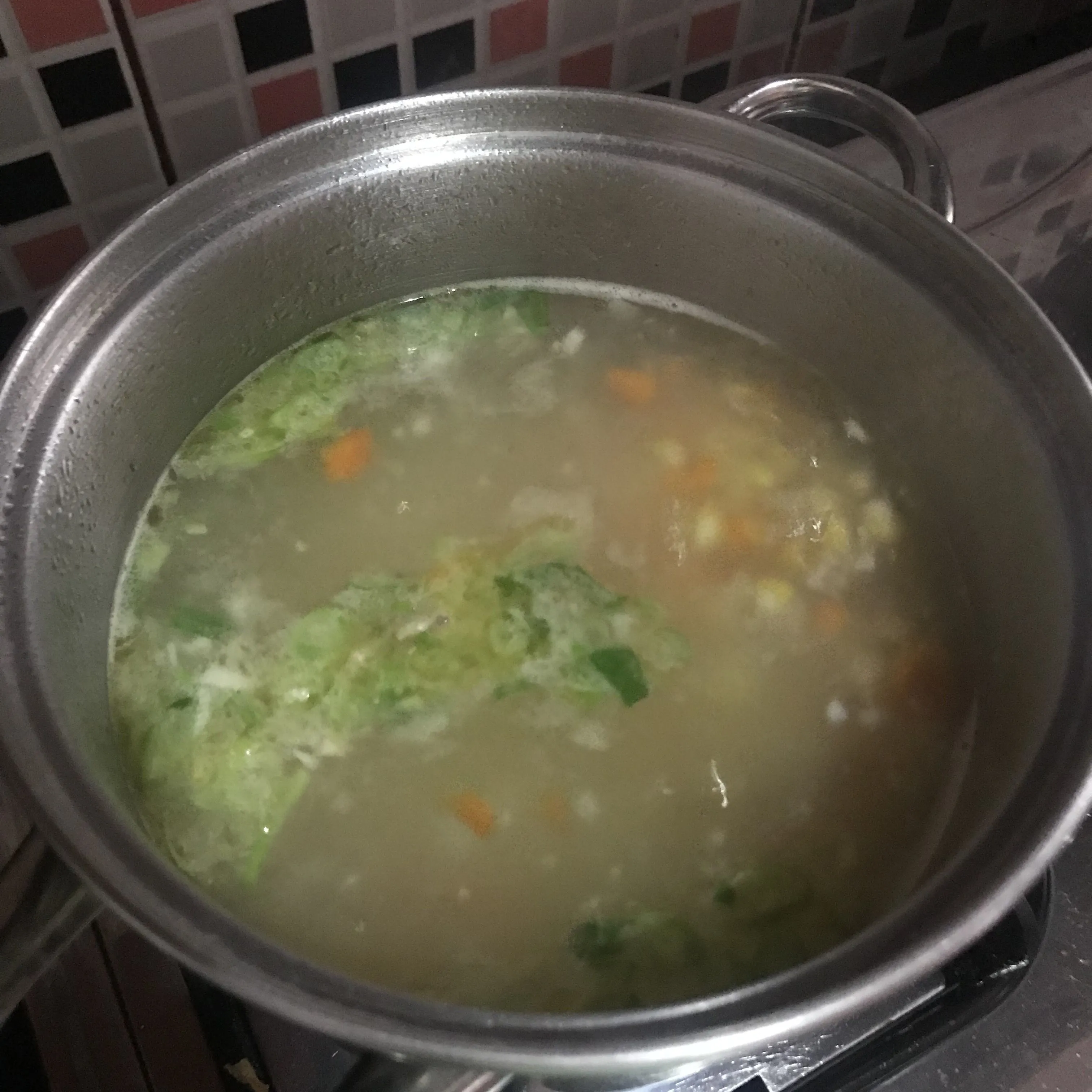 Step 4 sop jagung telur MPASI