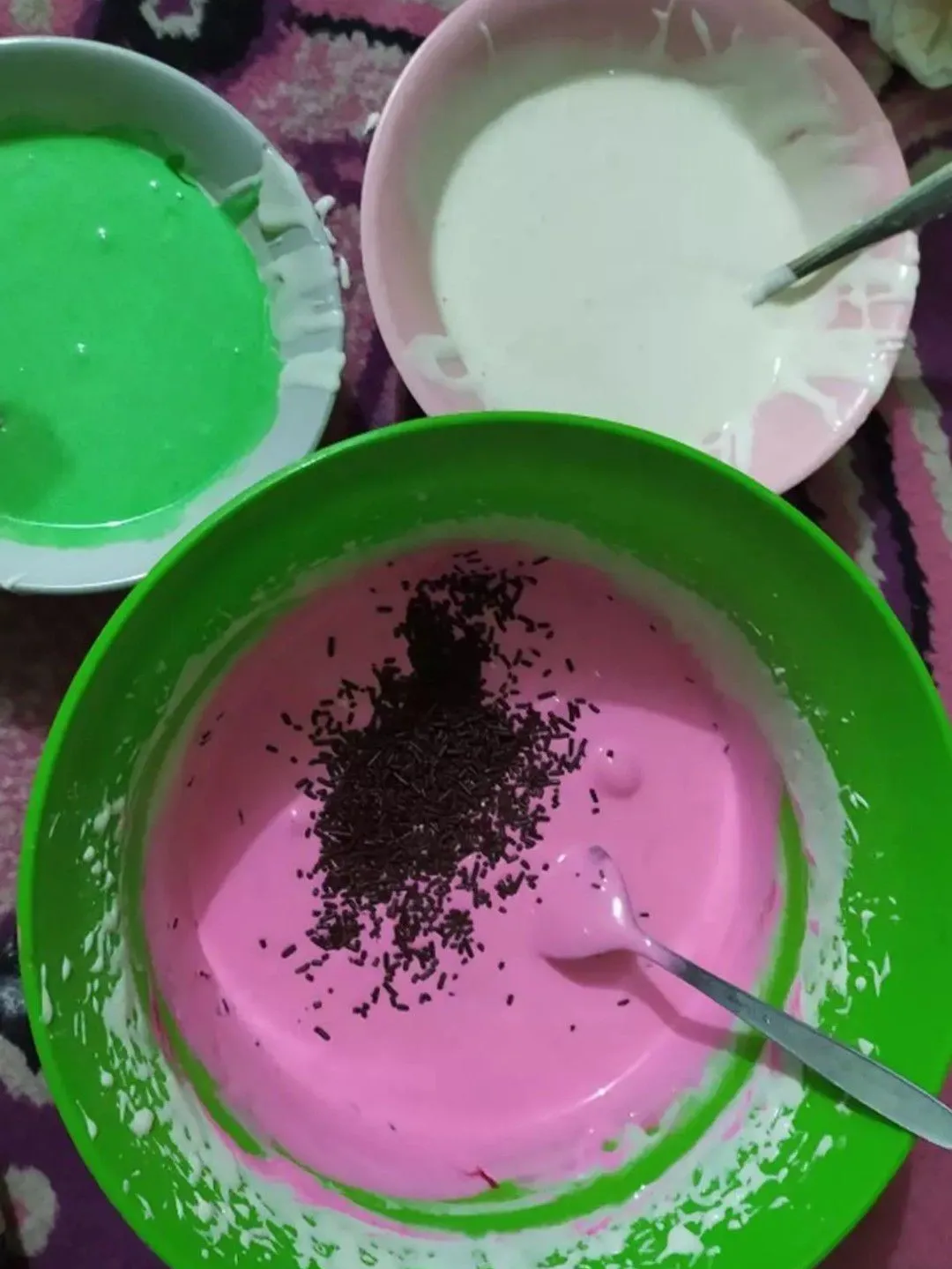 Step 3 Bolu Kukus Semangka