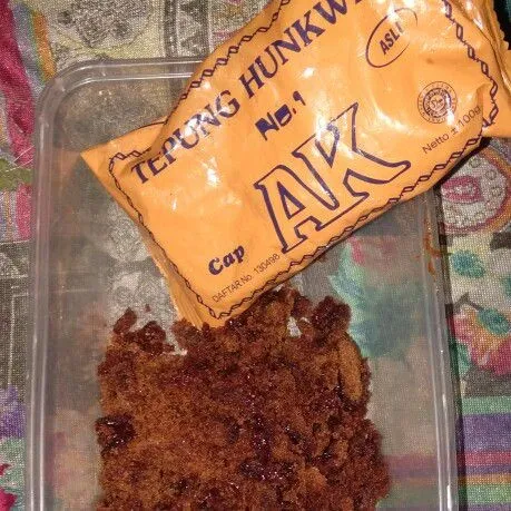 Siapkan bahan-bahan.