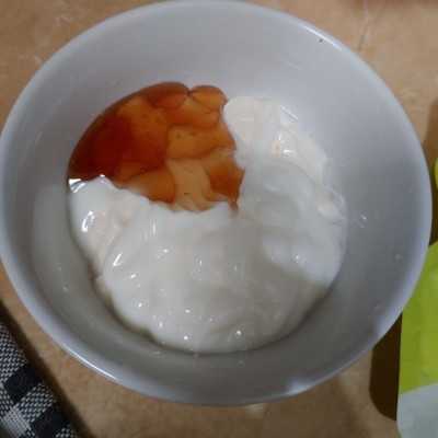 Step 4 Salad Buah Yoghurt
