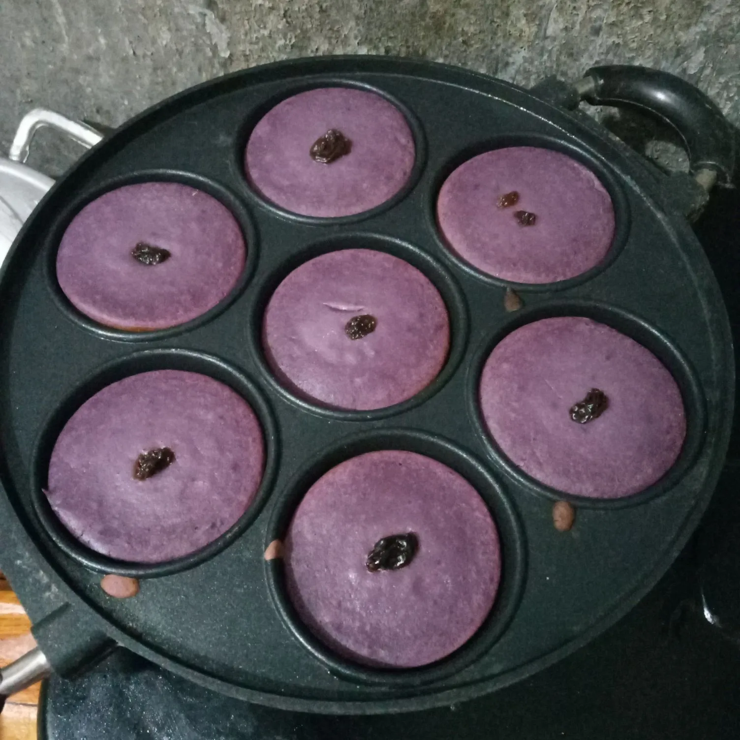 Step 6 Kue Lumpur Ubi Ungu