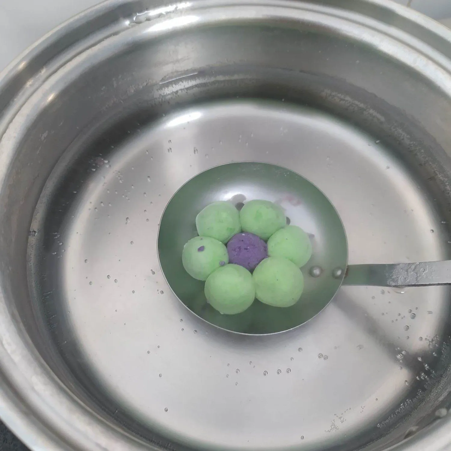 Step 4 Bubur Candil Pandan Taro