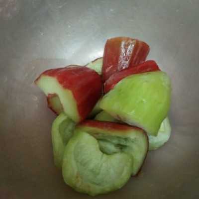 Step 1 Rujak Jambu Air Kacang Almond