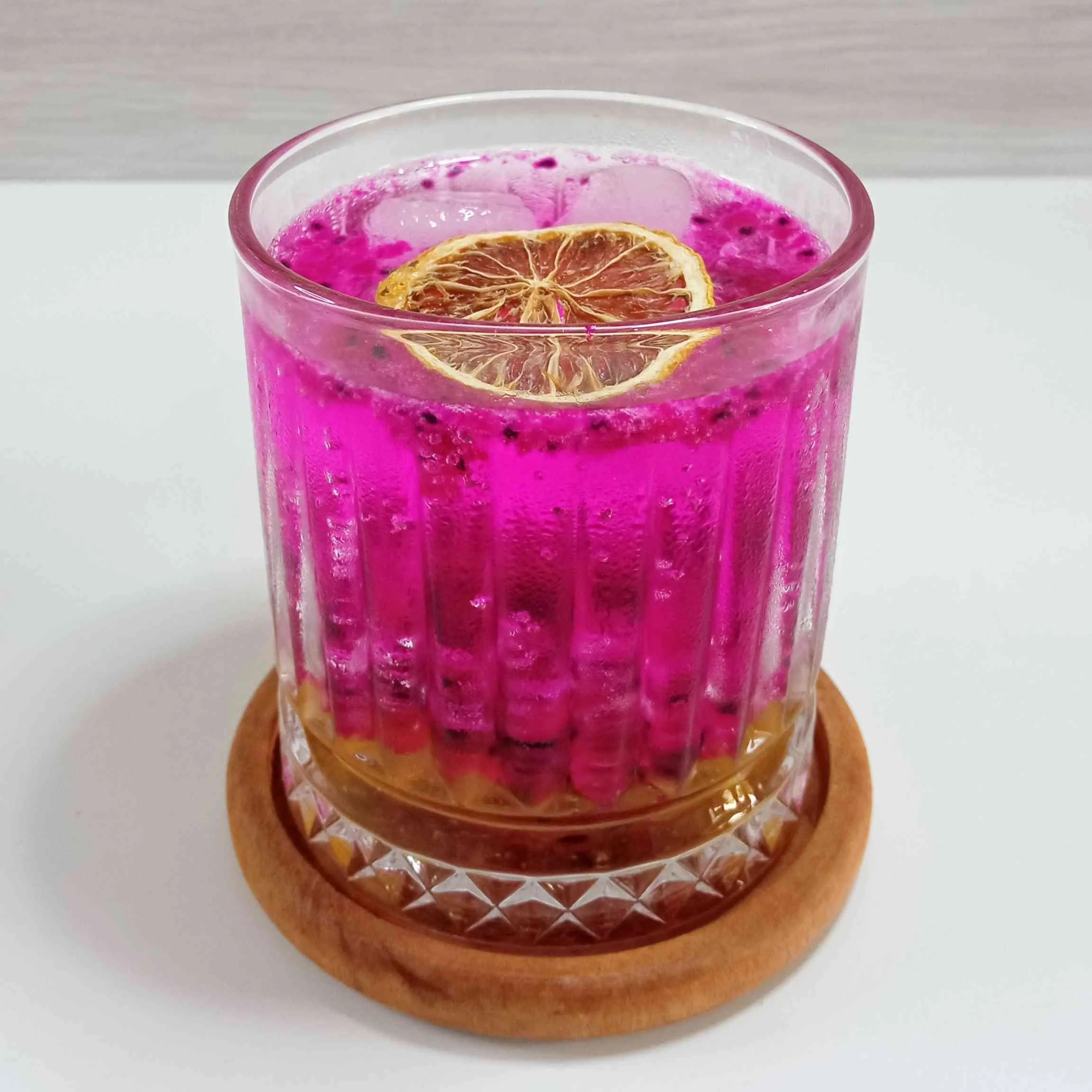 Dragon Fruit Honey Citron Soda