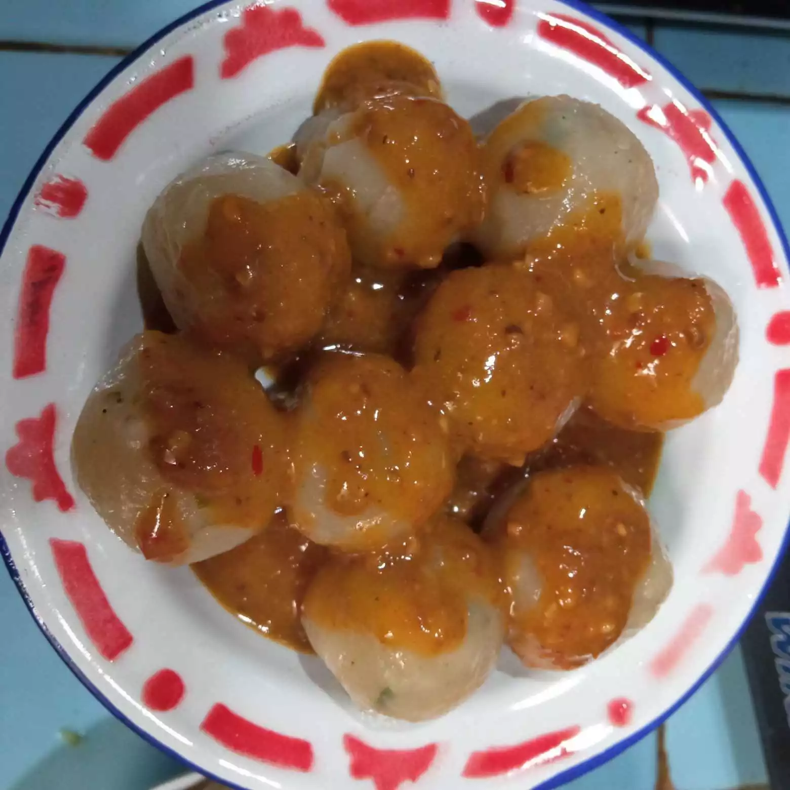 Step 9 Cilok Ebi Isi Keju