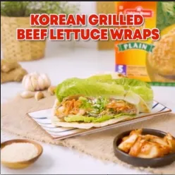 Korean Grilled Beef Lettuce Wraps