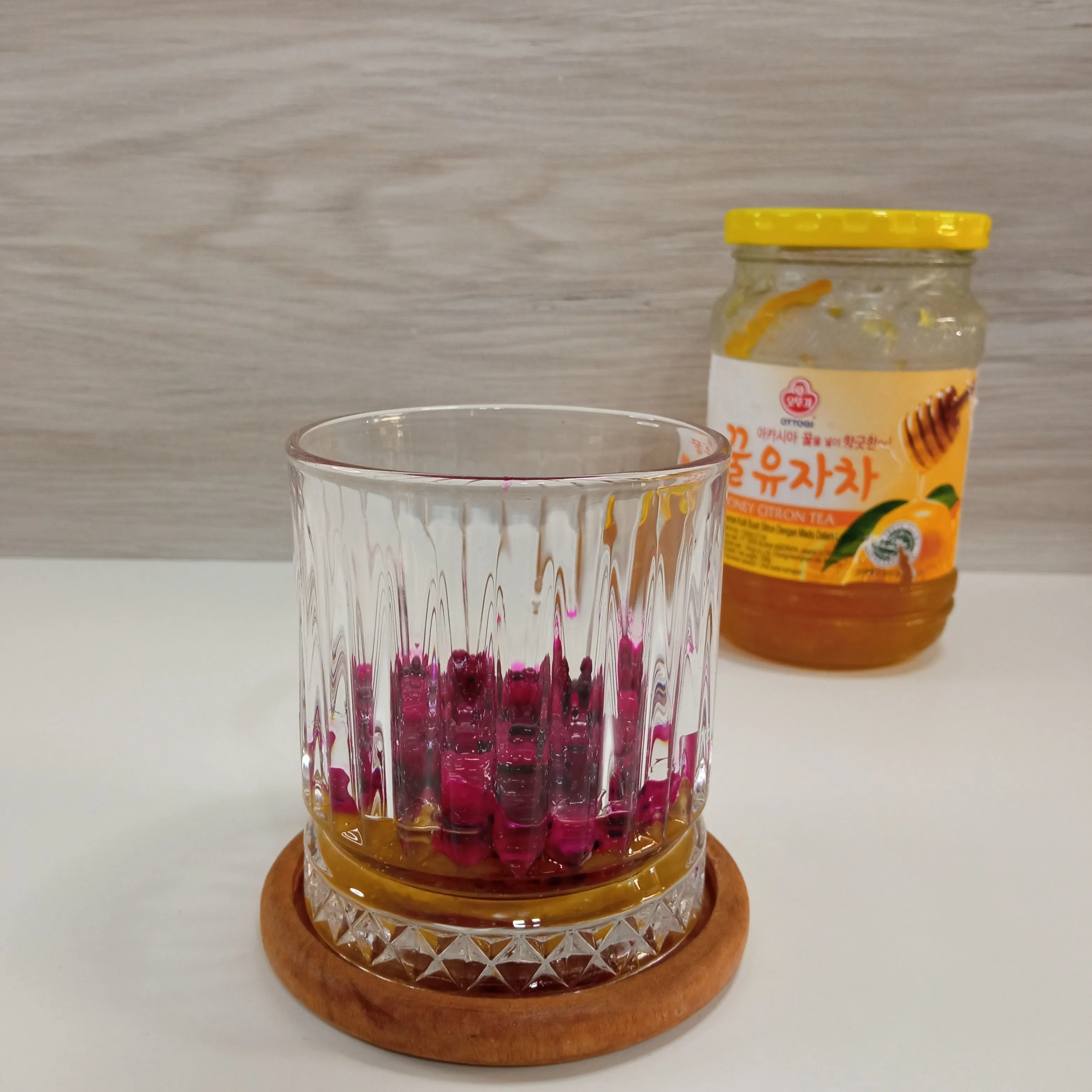 Step 2 Dragon Fruit Honey Citron Soda