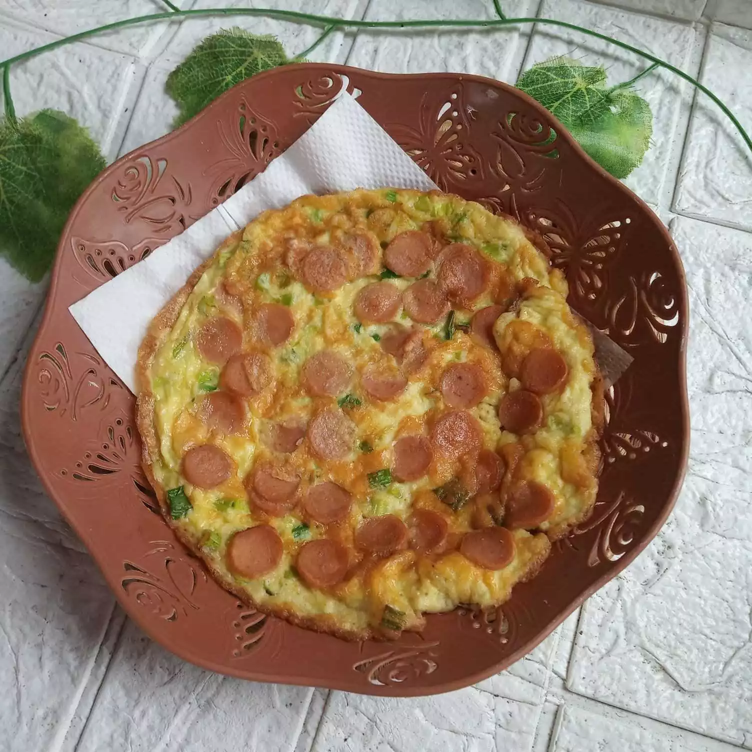 Step 5 Telur Dadar Pizza
