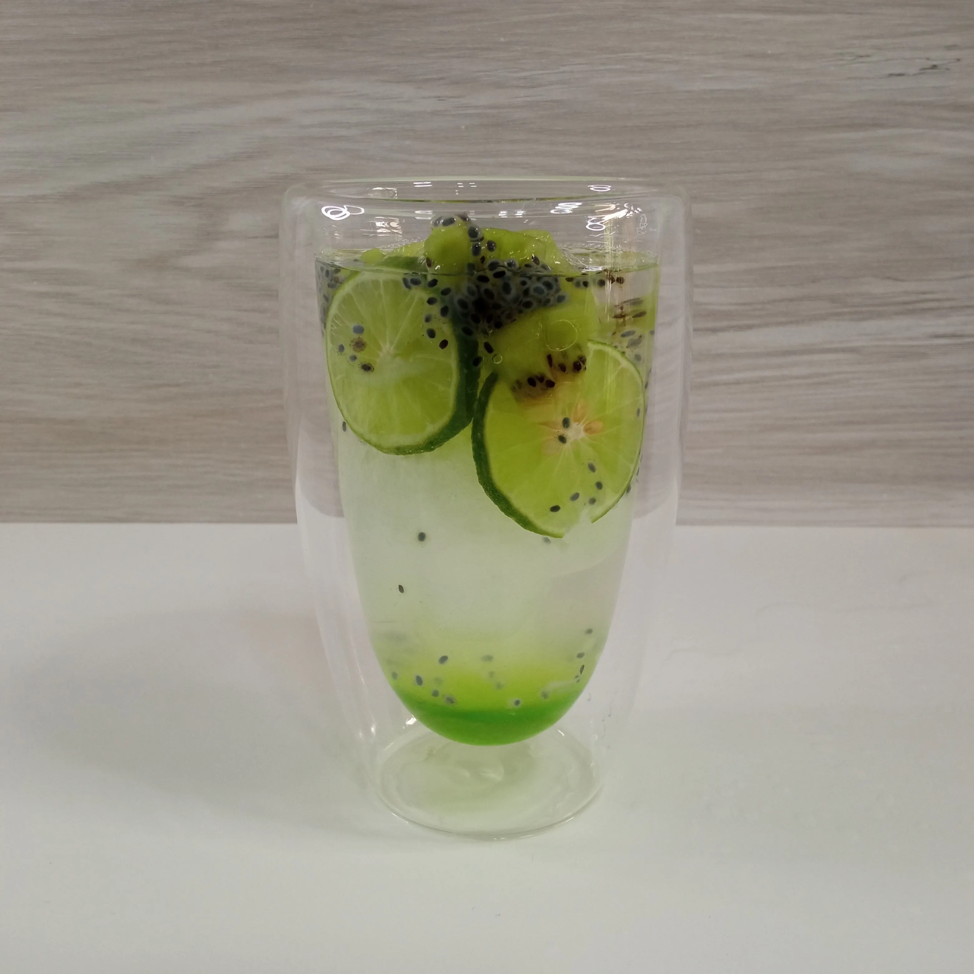 Step 5 Es Kiwi Timun Serut