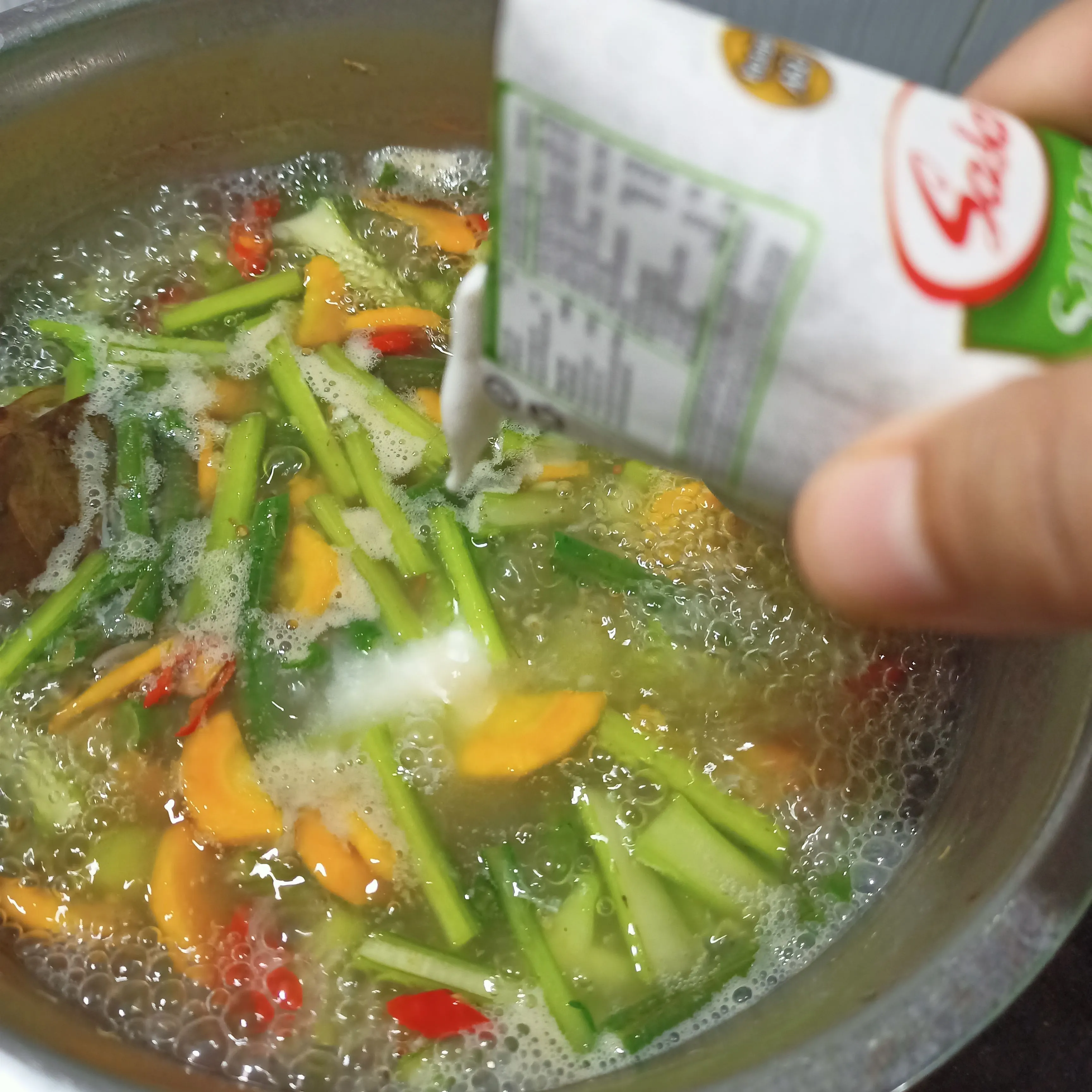 Step 4 Sayur Bobor Segar