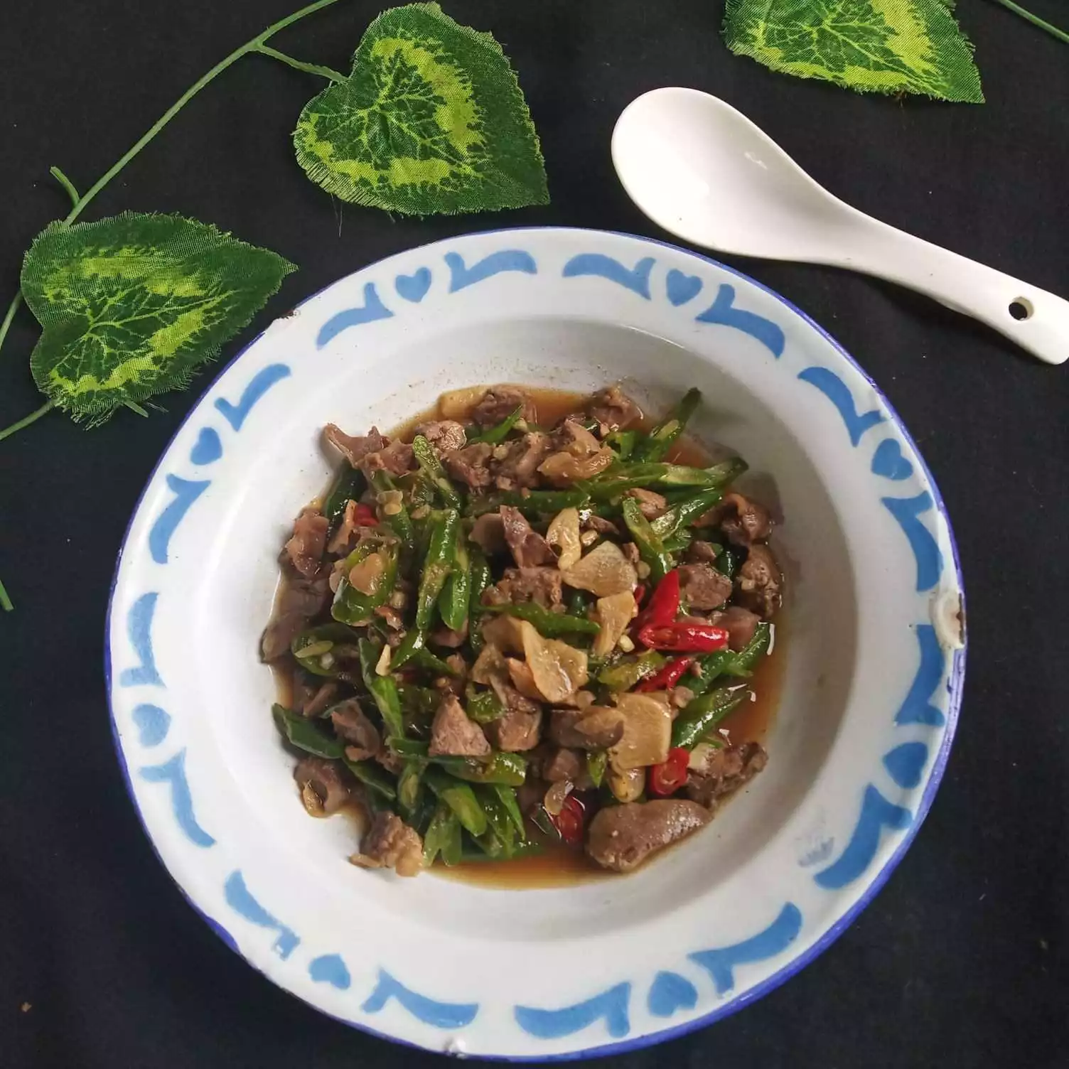 Step 8 Oseng Kacang Panjang Hati Ampela