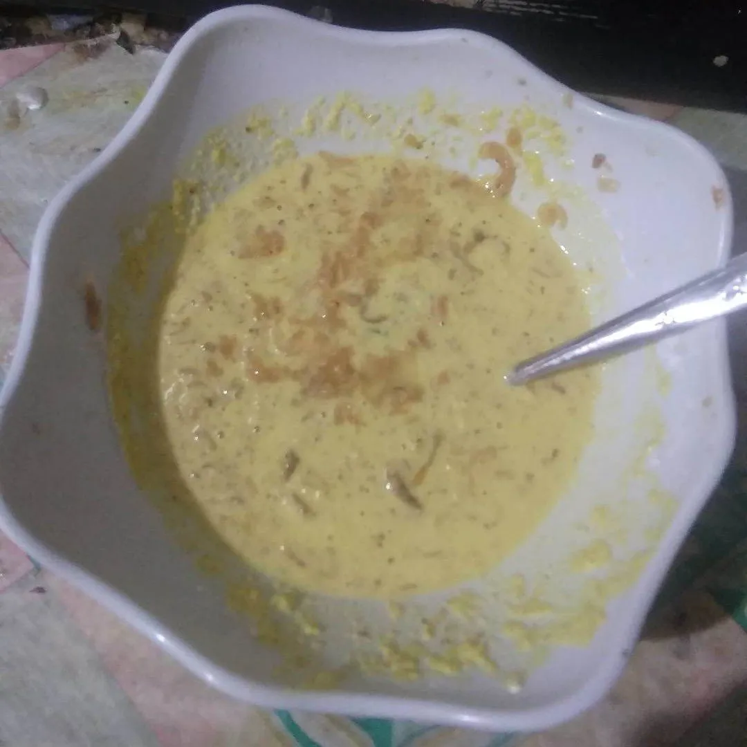 Step 4 Rempeyek Ebi