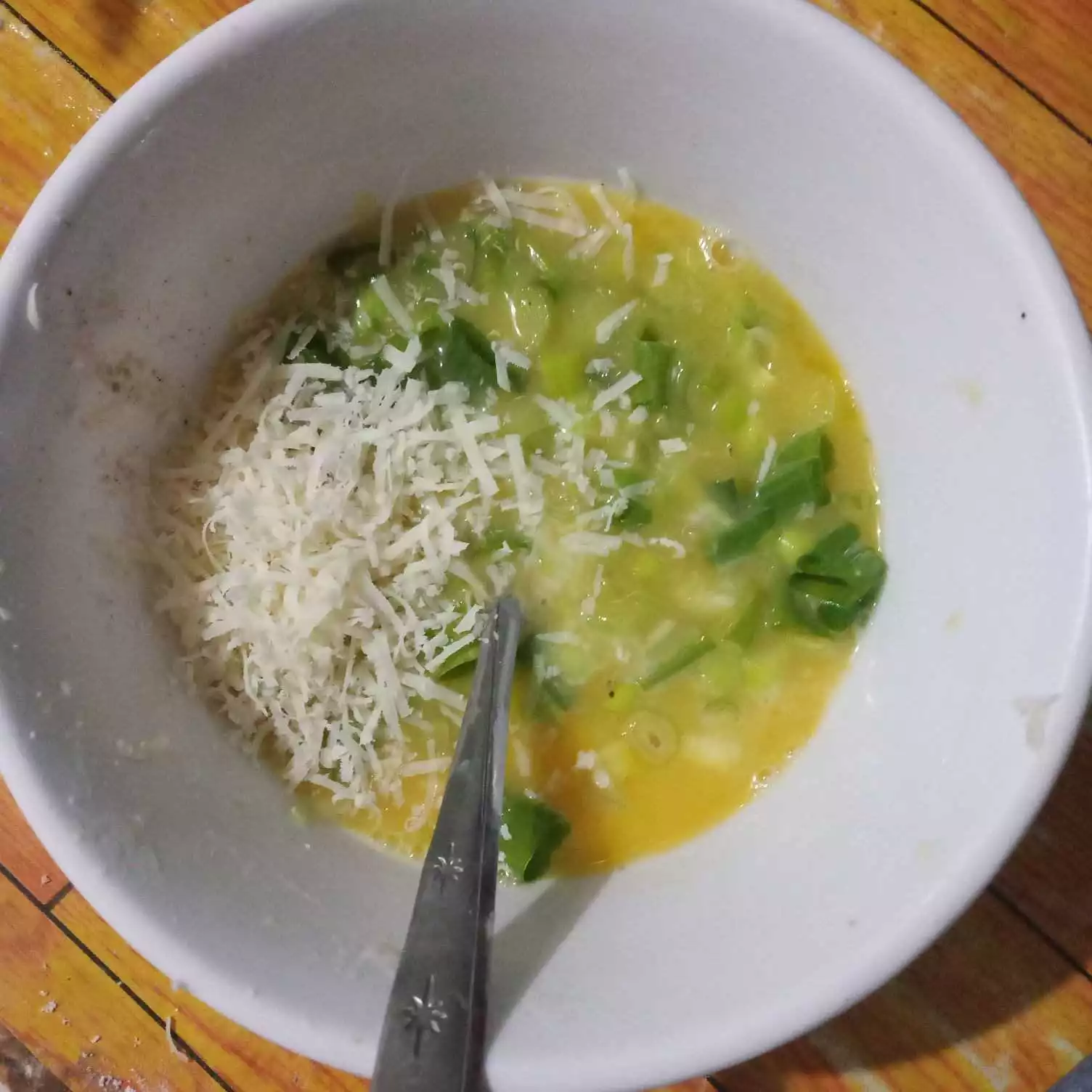 Step 2 Telur Dadar Pizza