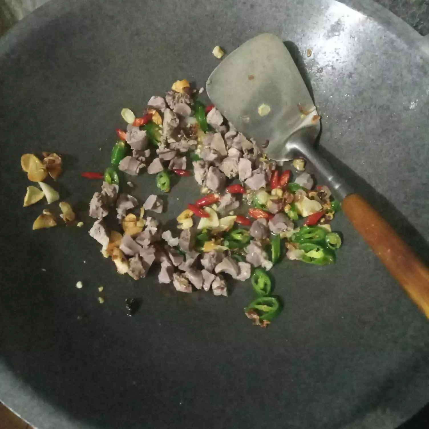 Step 5 Oseng Kacang Panjang Hati Ampela