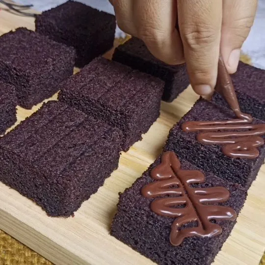 Step 9 Bolu Ketan Hitam