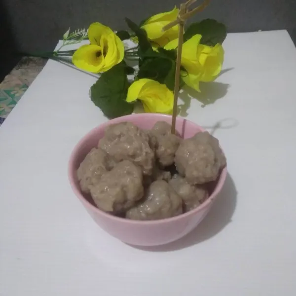 Siap untuk dibuat olahan dan di taruh di wadah kedap udara, lalu di simpan di frezer.