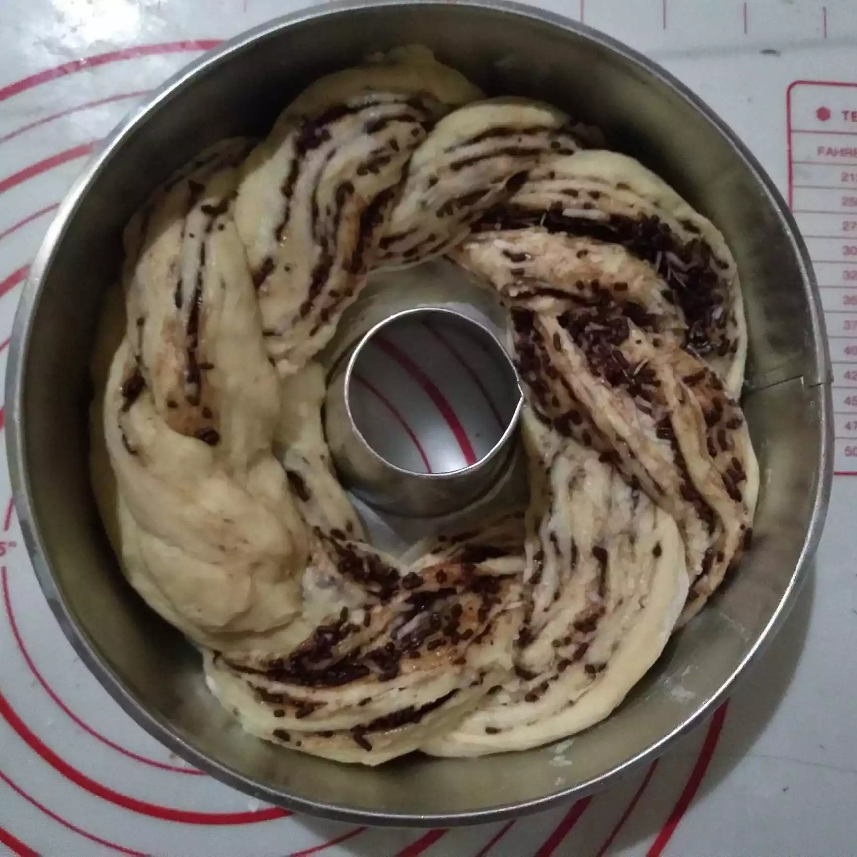 Step 6 Babka Coklat Keju