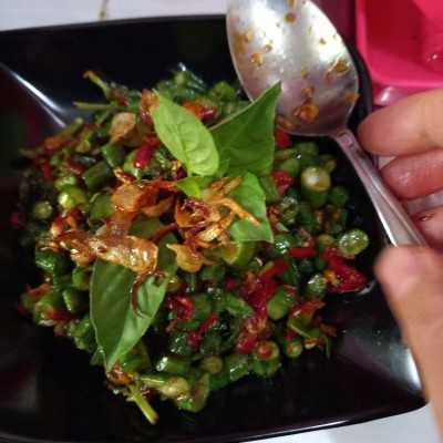 Step 5 pencok kacang panjang