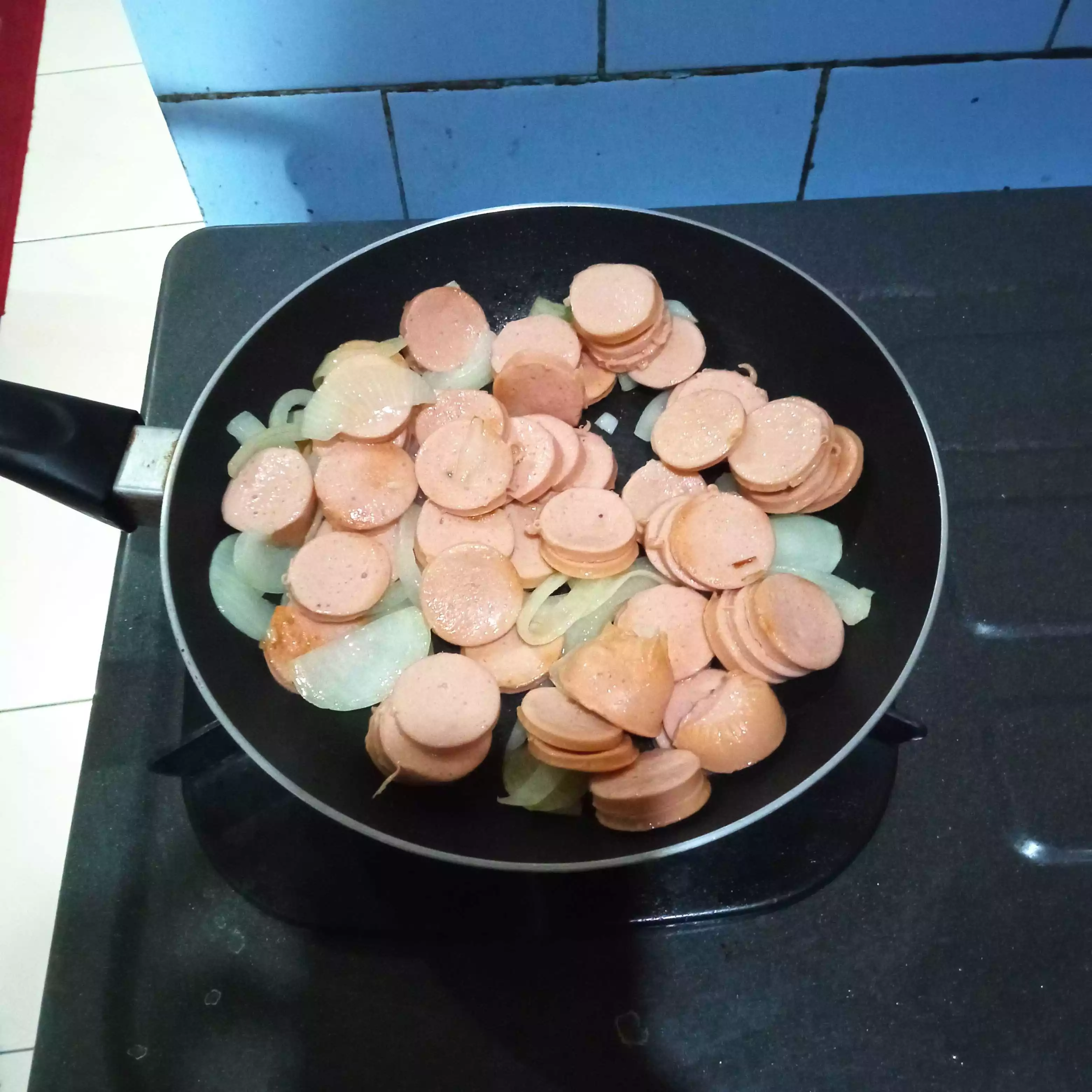 Step 2 Tumis Sosis