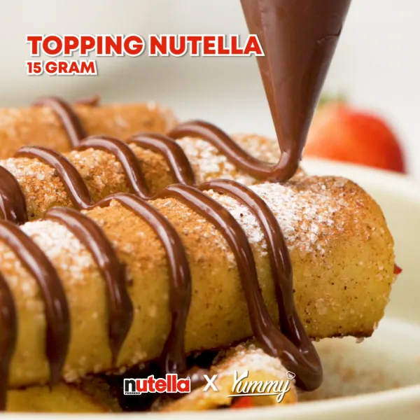 Tambahkan Nutella untuk kenikmatan yang sempurna. Sajikan.