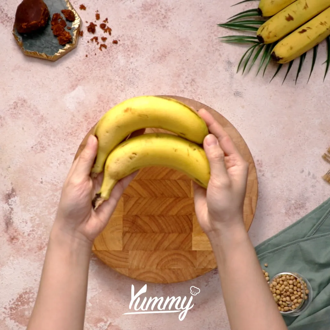 Step 1 Es Krim Kolak Pisang Vegan