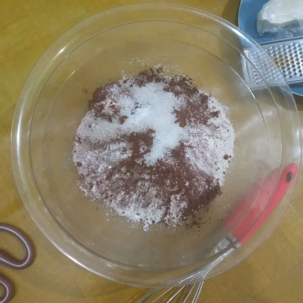 Step 2 Dadar Gulung Pisang Coklat