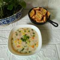 Cream Soup With Crouton